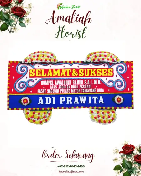 Papan Bunga Ucapan Selamat Karang Poh